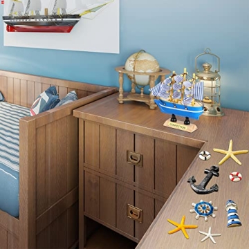 19 Pcs Nautical Cake Topper for Parties and Celebrations