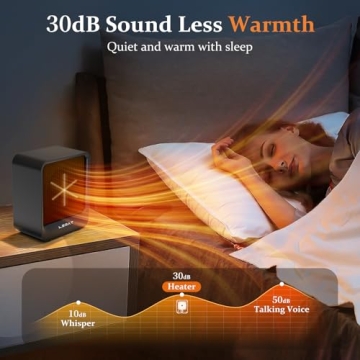 500W Electric Space Heater - Compact Indoor Heater