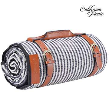 Picnic Blanket Waterproof Extra Large | Beach Blanket Sand Proof Oversized Waterproof | Great Festiv...