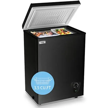 Mini Chest Freezer 3.5 Cu.Ft - Energy Efficient & Quiet