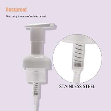 Eco-Friendly Foaming Soap Pump Dispensers - 2 Pack