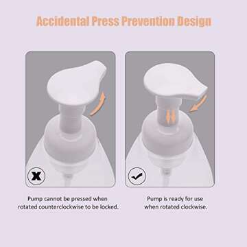 Eco-Friendly Foaming Soap Pump Dispensers - 2 Pack
