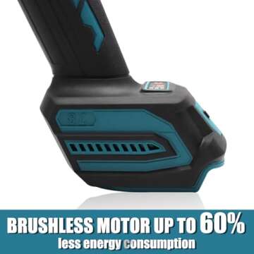 Hotloop Cordless Angle Grinder for Makita 18V Battery, Angle Grinder with 3 Speed Adjustable 7000 RP...