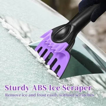 HEEYA Truck Snow Brush & Ice Scraper - Purple