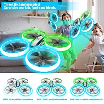 Q9s Drone: Beginner Friendly, LED, Indoor/Outdoor Fun
