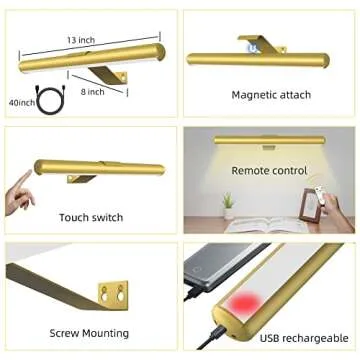 TINTINDOC Rechargeable Wireless Picture Light Efficient & Stylish