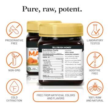Good Natured Manuka Honey (MGO 850+) - High Grade Raw Manuka Honey Medical Grade, Non-GMO, Lab-Tested & AMHA Certified, BPA-free, 8.8 oz