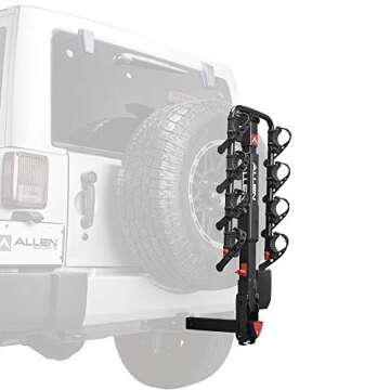 Allen Sports Quick Release 4-Bike Carrier for Hitch
