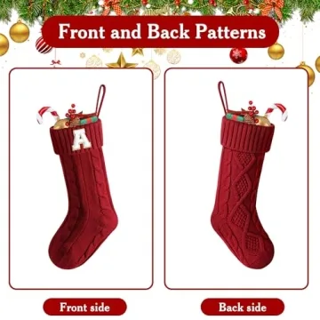 Personalized Honeysea Christmas Stockings 19.68" Red