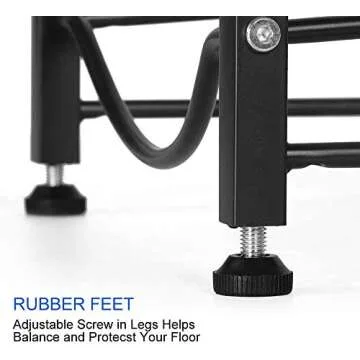 Water Cooler Jug Rack: 4-Tier Heavy Duty Water Storage