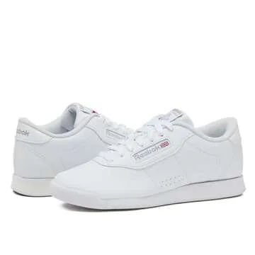 Reebok Women's Princess Sneakers - Comfortable White Shoes