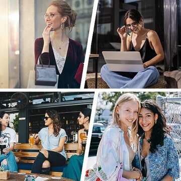 Gold Hoop Earrings for Women 14K Gold Plated Chunky Hoop Earrings for Women Thick Lightweight Hoop Earrings for Women Gold Jewelry Gifts