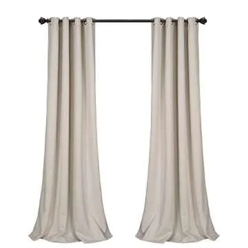 Lush Decor Blackout Curtain Panels - 120 Inch Chic Design