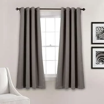 Lush Decor Blackout Curtain Panels - 120 Inch Chic Design