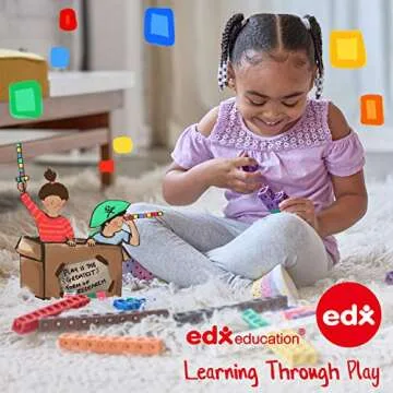 edxeducation Jumbo Tweezers Set of 12 for Kids
