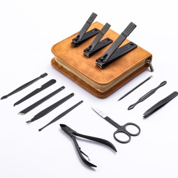 FAMILIFE Manicure Set, Professional Manicure Kit Nail Clipper Set Stainless Steel Pedicure Tools Kit...