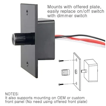 Acegoo 12 Volt PWM Dimmer Switch for LED & Halogen Lights