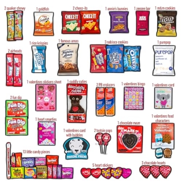 Valentine's Day Care Package with 50 Treats for All