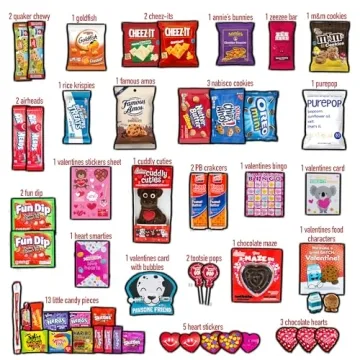 Valentine's Day Care Package with 50 Treats for All