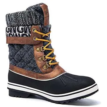 Fashionable GLOBALWIN Snow Boots for Women - Warm and Stylish
