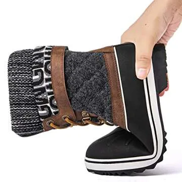 Fashionable GLOBALWIN Snow Boots for Women - Warm and Stylish
