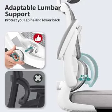 Ergonomic Office Chair - Comfortable, Adjustable, Durable