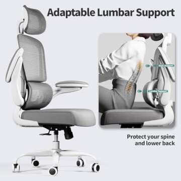 Ergonomic Office Chair - Comfortable, Adjustable, Durable