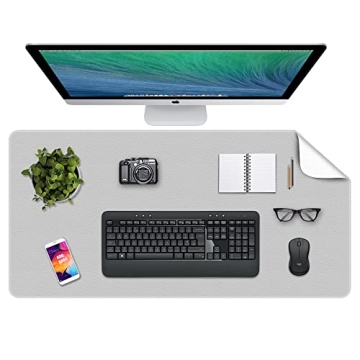 Stylish PU Leather Office Desk Blotter Pad Protector