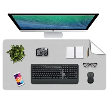 Stylish PU Leather Office Desk Blotter Pad Protector