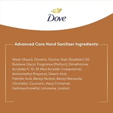 Dove Advanced Care Hand Sanitizer for Soft, Smooth Skin