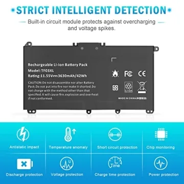TF03XL Battery for HP Pavilion Laptops - Easy Installation & Reliable Power