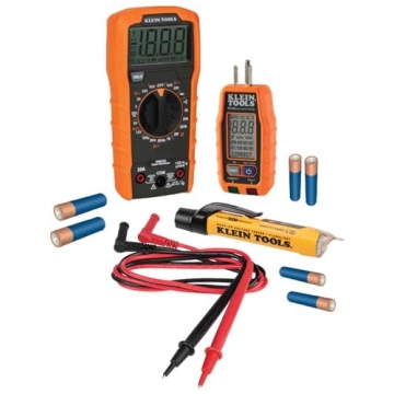 Klein Tools 69355 Digital Multimeter Premium Electrical Test Kit for DIY & Pros