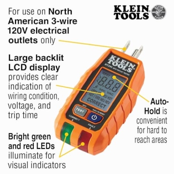 Klein Tools Electrical Test Kit Digital Multimeter Voltage Tester