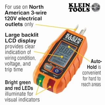 Klein Tools Electrical Test Kit Digital Multimeter Voltage Tester