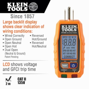 Klein Tools Electrical Test Kit Digital Multimeter Voltage Tester