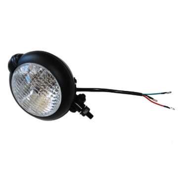 OZ-USA Retro Black Motorcycle Head Light Triumph BSA Cafe Racer Bobber Chopper Vintage