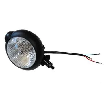 OZ-USA Retro Black Motorcycle Head Light Triumph BSA Cafe Racer Bobber Chopper Vintage