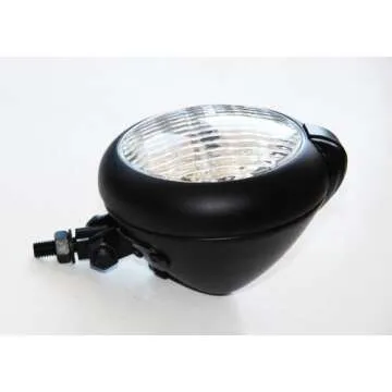 Retro Black Motorcycle Headlight for Custom Bikes