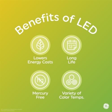 GE LED+ Color Changing Light Bulbs - Remote Control, Versatile
