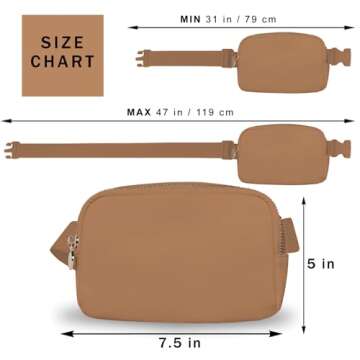 Stylish Vegan Leather Belt Bag for Women - Adjustable & Chic