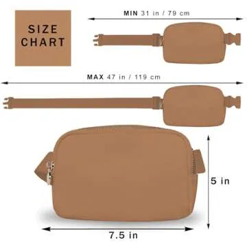 Stylish Vegan Leather Belt Bag for Women - Adjustable & Chic