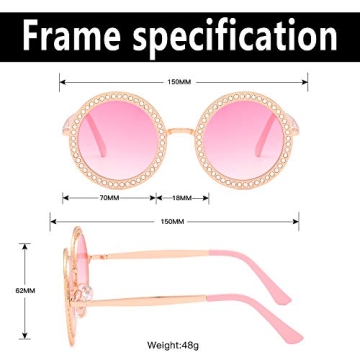 Sparkling ADE WU Rhinestone Sunglasses for Festive Glam