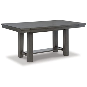 Myshanna Modern Gray Dining Extension Table by Ashley