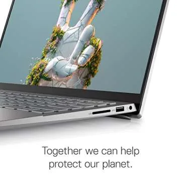 Dell Inspiron 14 5420 14 inch Student Laptop - 2.2K Display, Intel Core i7-1255U, 16GB DDR4 RAM, 512GB SSD, NVIDIA GeForce MX570, HDMI, USB-C, Bluetooth, Wi-Fi 6, Windows 11 Pro - Silver