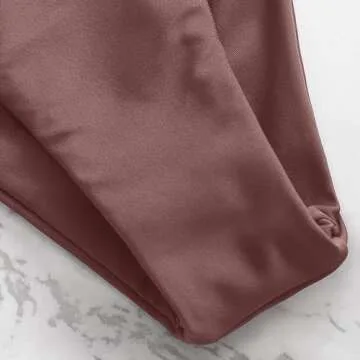 Stylish ZAFUL Knot Front Bikini Set for Women