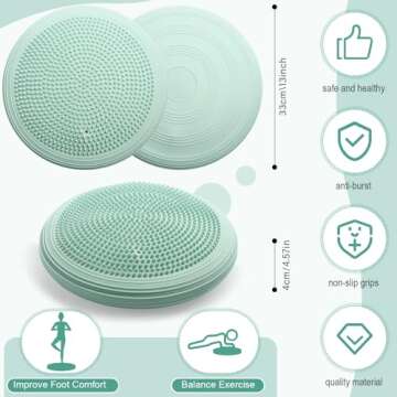 Libima Wobble Cushion Wiggle Seat for Sensory Kids, Flexible Seating for Classroom Elementary, Balan...