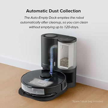 RoboRock S7+ Self-Emptying Robot Vacuum with Mop