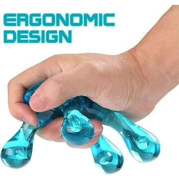 melonsun Palm Massage Tool - Easier Grip Handheld Massage Tool, Four Point Massage Tool, for Deep Ti...