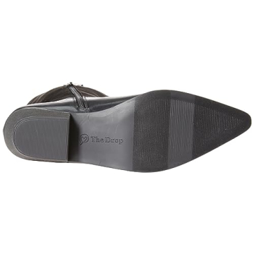 Stylish Black Western Boots by The Drop - Comfort & Fashion