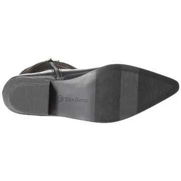 Stylish Black Western Boots by The Drop - Comfort & Fashion